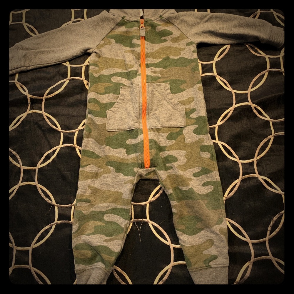 Carter’s Boys Camo Hooded Onesie